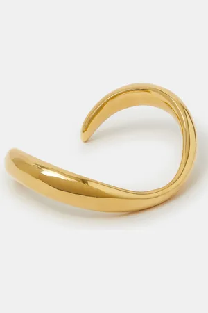 Accessorize 14ct -plated Irregular Cuff Bracelet