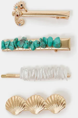 Accessorize 4-Pack Beach Hair Slides