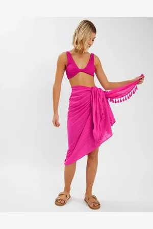 Accessorize Check Tassel Sarong