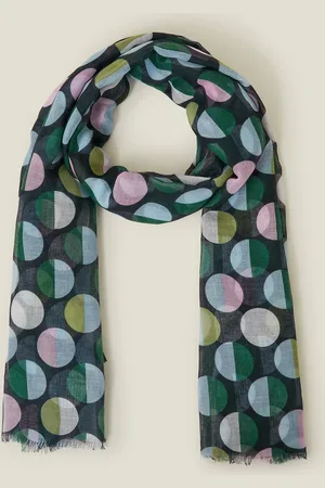 Accessorize Geometric Polka Dot Scarf