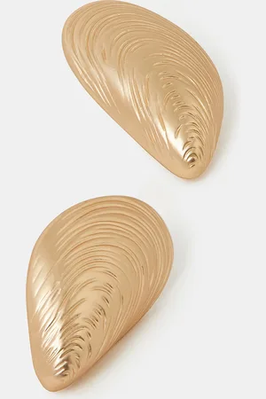 Accessorize Brushed Seashell Stud Earrings
