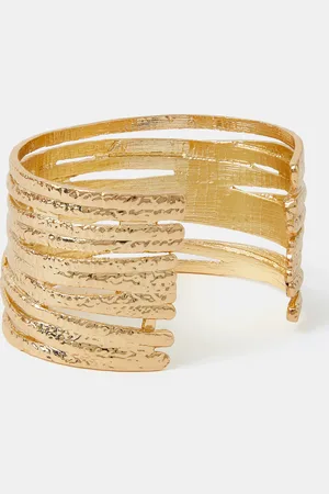 Accessorize Texture Layered Cuff Bracelet