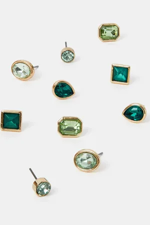 Accessorize 5-Pack Gem Stud Earrings
