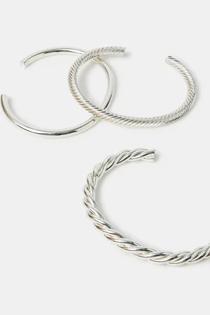 Accessorize 3-Pack Twisted Bangles