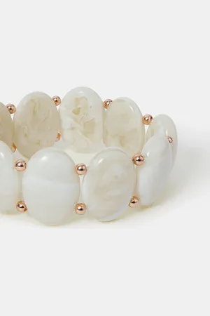 Accessorize Oval Resin Stretch Bracelet