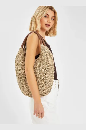 Accessorize Raffia Scoop Shoulder Bag