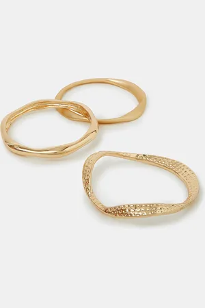 Accessorize 3-Pack Mix Textured Bangles