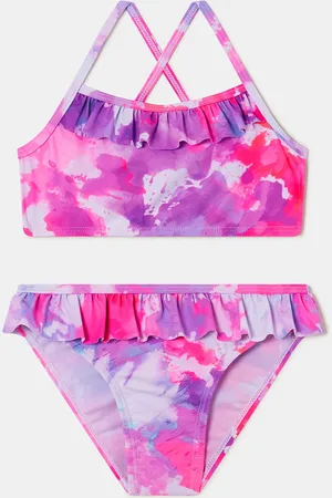 Accessorize Tie-dye Bikini Set , Size: 11-12 yrs