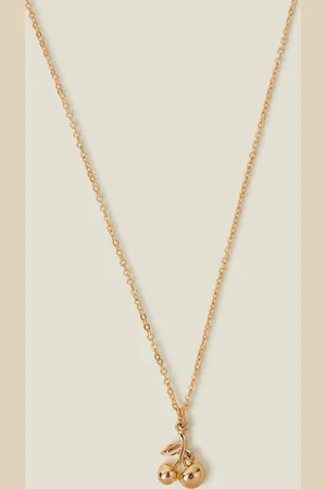 Accessorize Cherry Pendant Necklace
