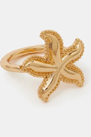 Accessorize Starfish Ring Size: M