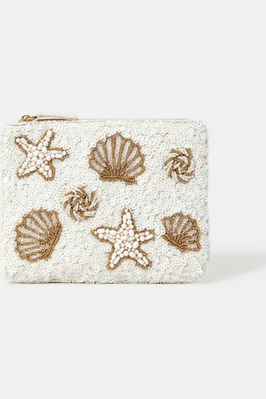 Accessorize Seashell Embellished Pouch