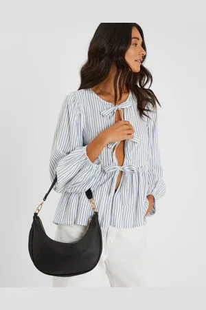 Accessorize Crescent Shoulder Bag Black