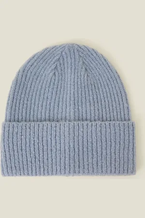 Accessorize Classic Knitted Acrylic Soho Beanie, Size: 8x22cm, Women