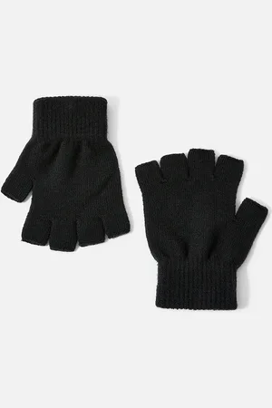Accessorize Fingerless Soft Knitted Gloves, Size: 16x9cm