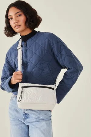 Accessorize Floral Quilted Camera Bag, Size: 29x18cm, Women