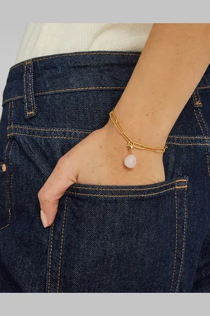Accessorize 14ct Gold-plated Semi Precious Stone Charm