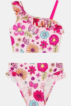 Accessorize Retro Bloom Bikini Set , Size: 5-6 yrs