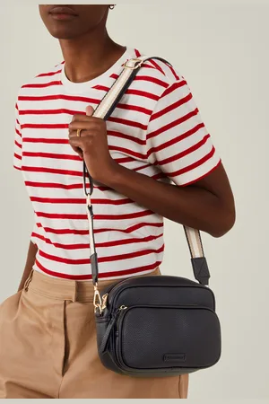 Accessorize Double Zip Camera Bag, Size: 15x22cm, Women