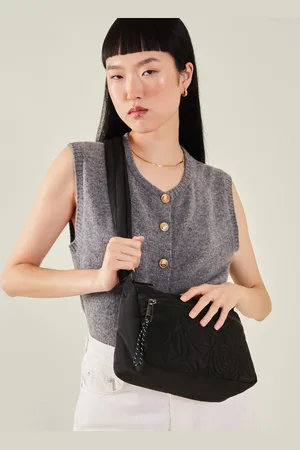 Accessorize Floral Quilted Camera Bag, Size: 29x18cm, Women