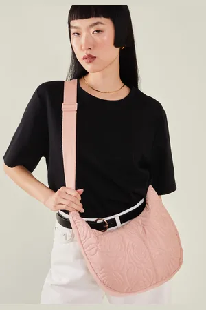 Accessorize Large Floral Quilted Sling Bag