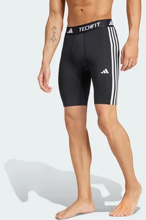 adidas TECHFIT Compression Training 3-Stripes Short Tights