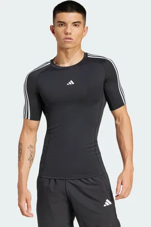 adidas TECHFIT Compression Training 3-Stripes T-Shirt