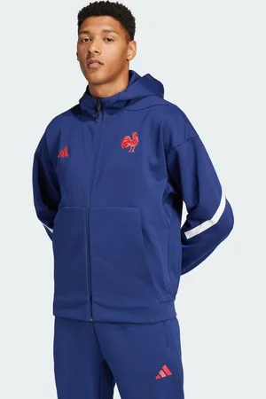 adidas France Travel Z.N.E. Full-Zip Hooded Track Top
