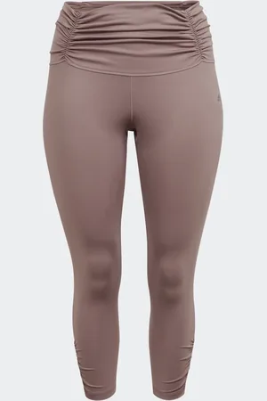 adidas Yoga Studio Gathered 7/8 Leggings (Plus Size)
