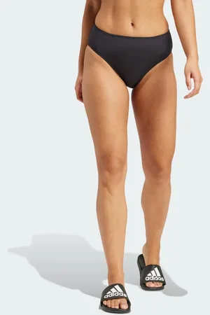 adidas Iconisea High-Waist Bikini Bottoms