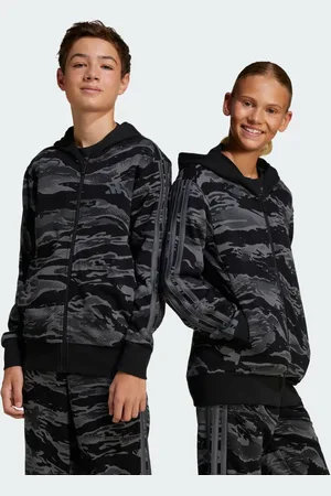 adidas Seasonal Essentials Camo Full-Zip Hoodie Kids