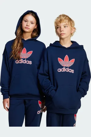 adidas Big Logo Oversized Hoodie Kids