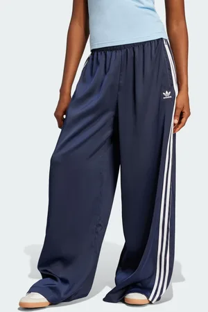 adidas Adicolor Satin Wide Leg Track Joggers