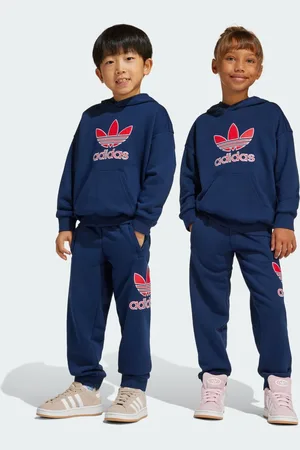 adidas Big Logo Hoodie Set Kids