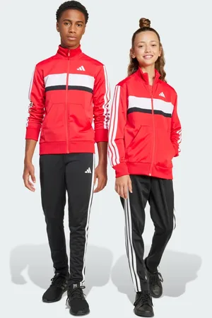 adidas Seasonal Essentials Tiberio 3-Stripes Tricot Track Suit Kids