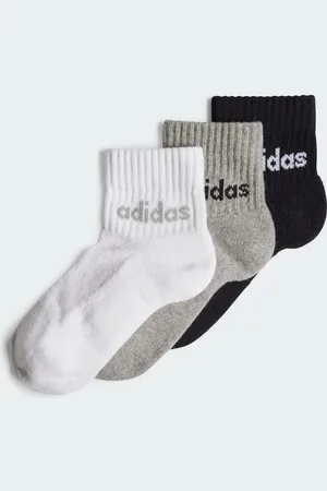 adidas Outlet Value Linear Kids Ankle Socks 3 Pairs