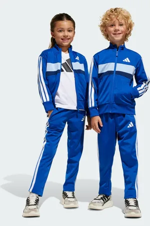 adidas Seasonal Essentials Tiberio 3-Stripes Tricot Track Suit Kids