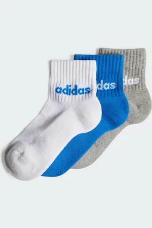 adidas Outlet Value Linear Kids Ankle Socks 3 Pairs