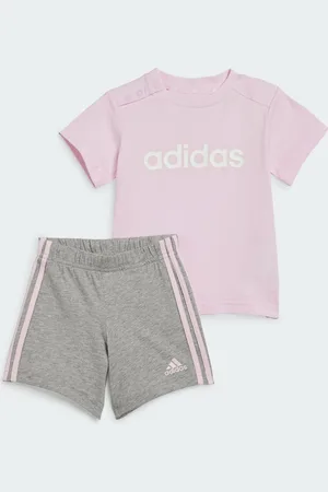 adidas Essentials Lineage Organic Cotton Tee and Shorts Set