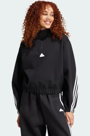adidas Future Icons Three Stripes 1/4 Zip Top