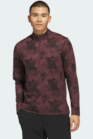 adidas Go-To Printed Quarter-Zip Sweatshirt