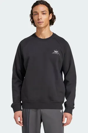 adidas Winter Resort Mountain Graphic Fleece Crewneck Sweatshirt