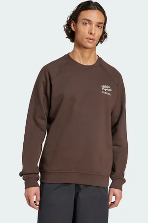 adidas Diner Text Graphic Fleece Crewneck Sweatshirt