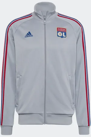 adidas Olympique Lyonnais 3-Stripes Track Top
