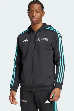 adidas MERCEDES - AMG PETRONAS FORMULA ONE TEAM DNA FULL ZIP HOODIE