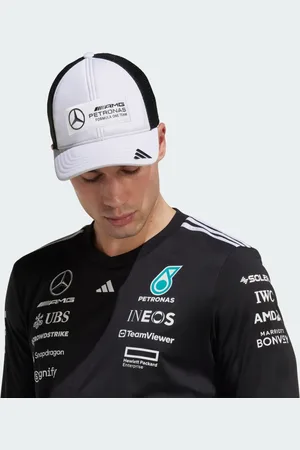 adidas MERCEDES - AMG PETRONAS FORMULA ONE TEAM SNAPBACK LOGO TRUCKER CAP
