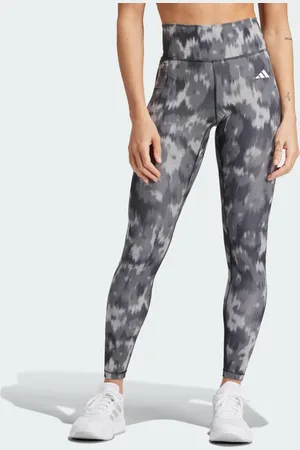 adidas Optime Essentials Allover Print Flower Tie-Dye Leggings