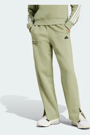 adidas Signature Graphic Embroidery Fleece Straight Leg Pant