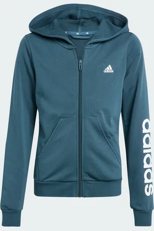 adidas Essentials Linear Logo Full-Zip Hoodie