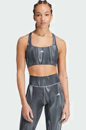 adidas Powerimpact Training Medium-Support 3-Stripes Bra