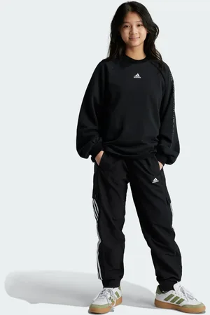 adidas Street Jam Woven Cuffed Cargo Tracksuit Bottoms Kids